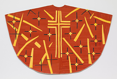 Maquette pour chasuble rouge Henri Matisse